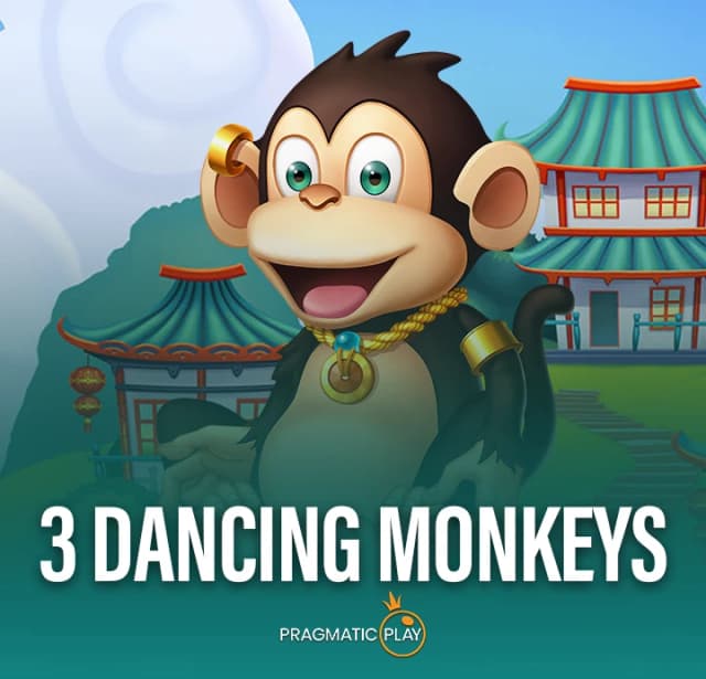 Free spins feature in the 3 Dancing Monkeys slot