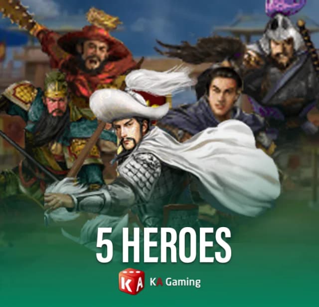 Experience immersive gameplay at 5 Heroes slot online