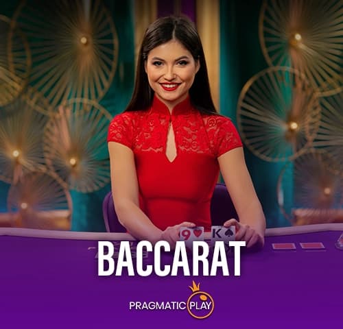 Traditional live baccarat table with high RTP