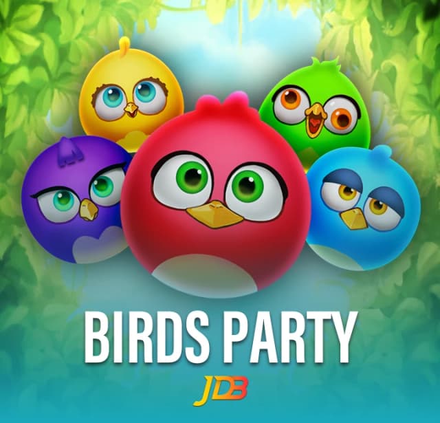 Soar with the fun in the Birds Party online game