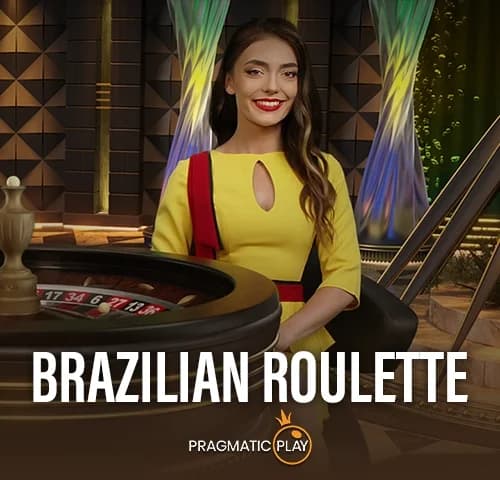 Interactive Brazilian roulette online game casino screen