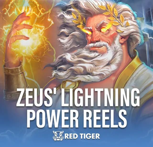 Winning combinations in Zeus Lightning Power Reels slot with bright symbols