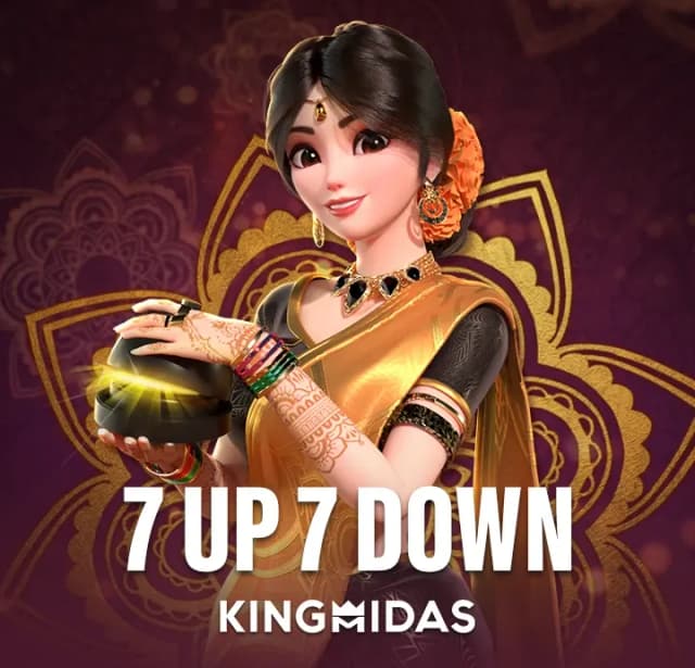 Players engaging in the 7 Up 7 Down card game.