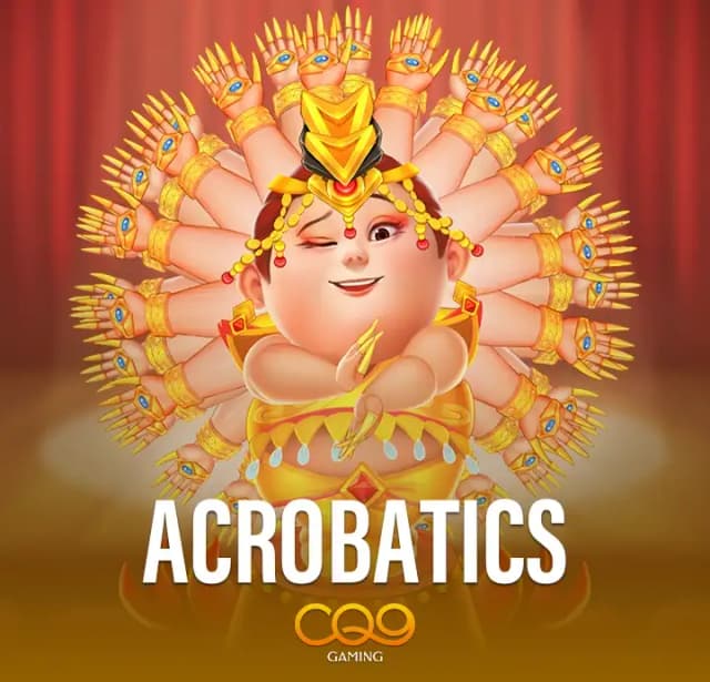 The acrobatics CQ9 game opens to a circus-themed lobby
