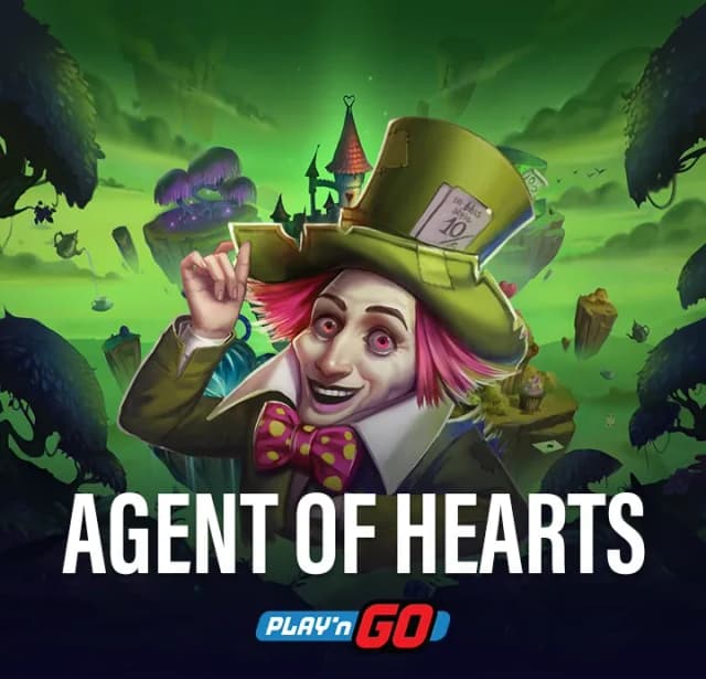 Get rich quick on the Agent of Hearts slot online