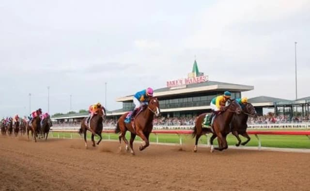 Trainer attending to Juarez