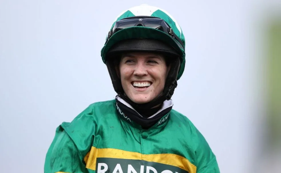 Rachael Blackmore at the finish line